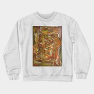 Windy Autumn Pastel Abstract Crewneck Sweatshirt